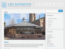 Tablet Screenshot of lbgwaterston.co.uk